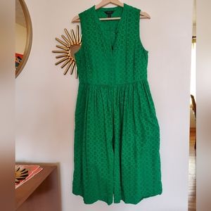 J. Crew Eyelet Shirt Dress